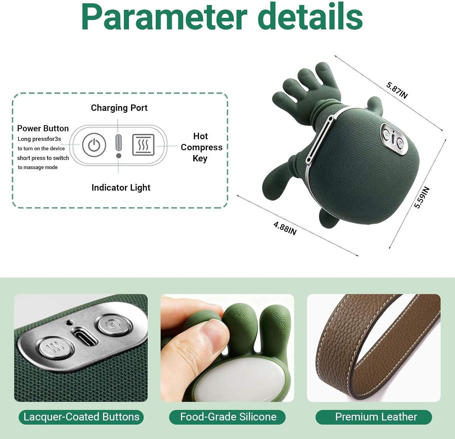 4D Smart Kneading Neck & Shoulder Massager