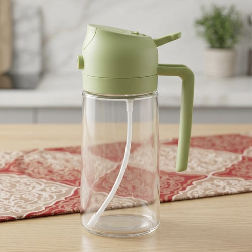 2-in-1 Oil Dispenser & Sprayer – Spray, Pour & Cook Smarter